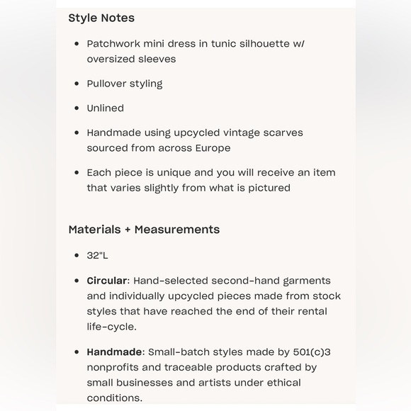 Free people /Nuuly One-of-a-Kind Kaftan Tunic - Picture 7 of 9